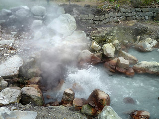 Image showing hot spring at the Azores