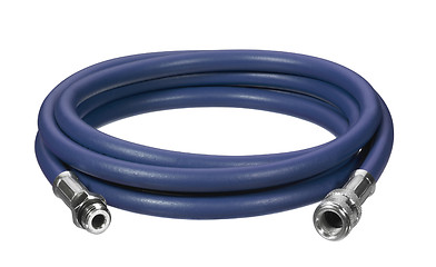 Image showing blue air hose