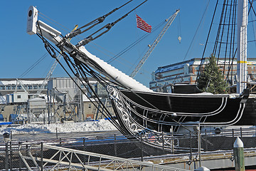 Image showing USS Constitution detail