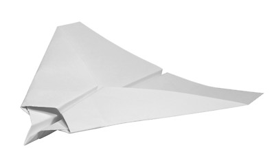 Image showing white paper plane