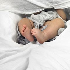 Image showing baby feet