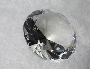 Image showing diamond and snow