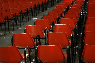 Image showing Empty seats