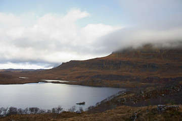 Image showing dramatic clouded scottish scenery