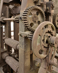 Image showing rusty machine detail