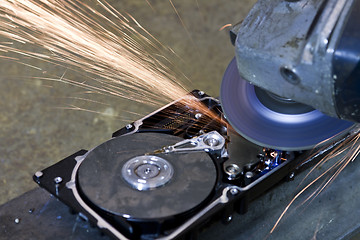 Image showing hard disk grinding