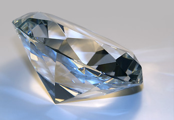 Image showing diamond sideways in light back