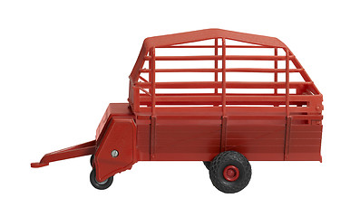 Image showing nostalgic hay wagon toy