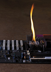 Image showing burning main board