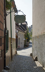 Image showing alley at Freiburg im Breisgau