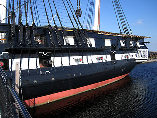 Image showing USS Constitution detail