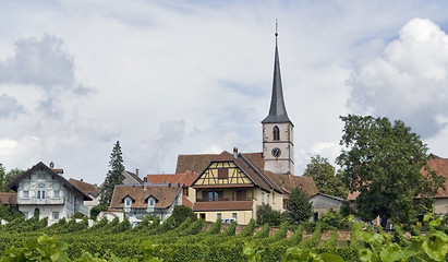 Image showing idyllic Mittelbergheim