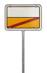 Image showing german placename sign