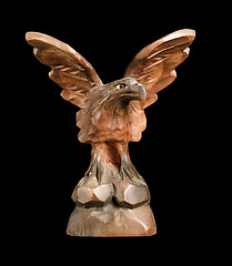 Image showing wooden eagle