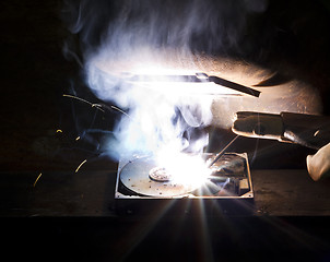 Image showing welding scenery