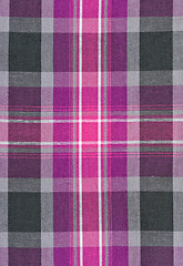 Image showing red and gray plaid fabric