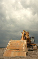 Image showing Super heavy duty Excavator - front view