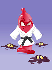 Image showing Karate condom