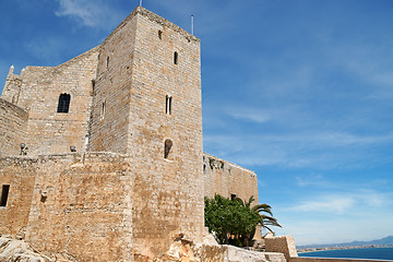 Image showing Pope Luna's Castle in Peniscola, Spain