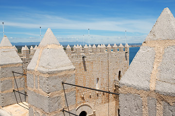 Image showing Pope Luna's Castle in Peniscola, Spain