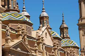 Image showing Our Lady of the Pillar Basilica-Cathedral in Zaragoza