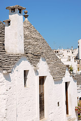 Image showing Trulli houses in Alberobello