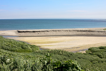 Image showing Oceanic coast and river mouth 2