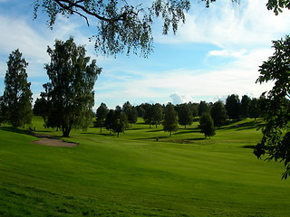 Image showing Bogstad golf course in Oslo.