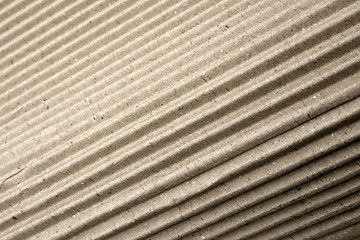 Image showing angled corrugated cardboard