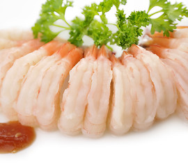 Image showing Fresh Shrimps