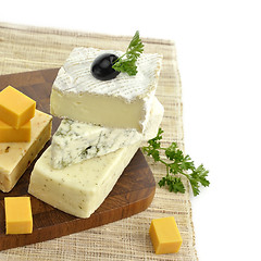 Image showing Assortment of Cheese