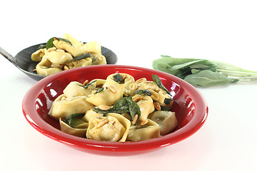 Image showing Tortellini with sage
