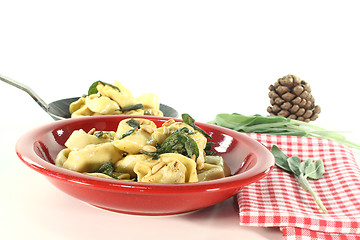 Image showing Tortellini with sage