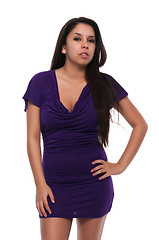 Image showing Purple dress