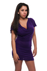 Image showing Purple dress