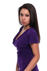 Image showing Purple dress