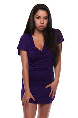 Image showing Purple dress