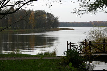 Image showing Autumn bridge