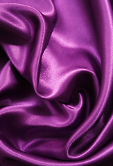 Image showing Smooth elegant lilac silk can use as background 