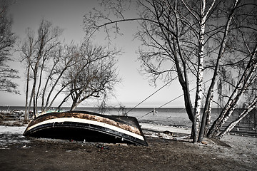 Image showing old fishing boat