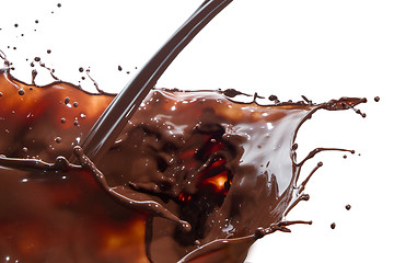 Image showing pouring chocolate