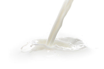 Image showing milk splash