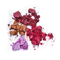 Image showing crushed eyeshadow