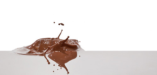 Image showing chocolate splash