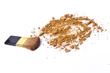 Image showing crushed eyeshadow