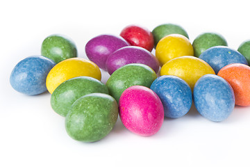 Image showing easter eggs isolated