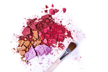 Image showing crushed eyeshadow