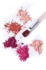 Image showing crushed eyeshadow