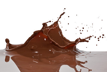 Image showing chocolate splash