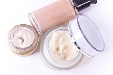 Image showing creams and makeup